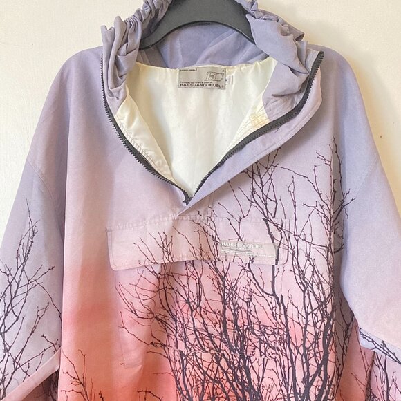 Abstract Tree Adjustable Windbreaker (Blue/Pink) - Picture 4 of 11